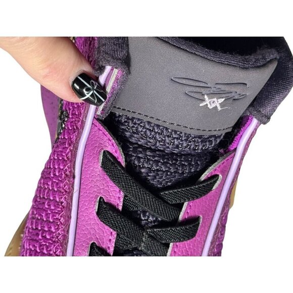 Nike LeBron 20 \'Young Heirs\' FD0207-500 Youth Size 2Y Purple W/ Gold Swoosh